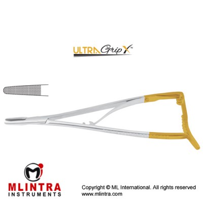 UltraGripX™ TC Zweifel Needle Holder With Hinged Ratchet Stainless Steel, 20.5 cm - 8"